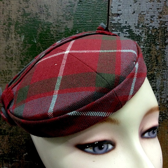 Vintage Plaid Fascinator - Picture 2 of 7